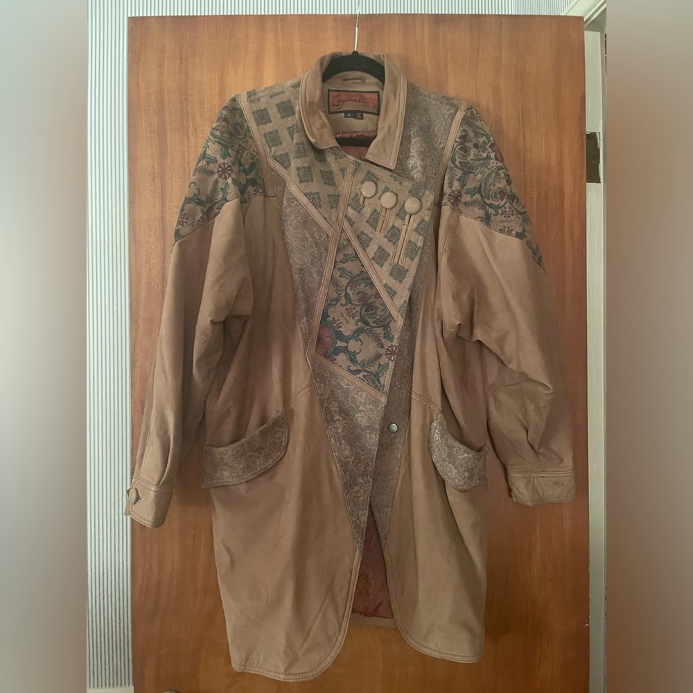 Cool Vintage Asymmetrical Leather Jacket - Small